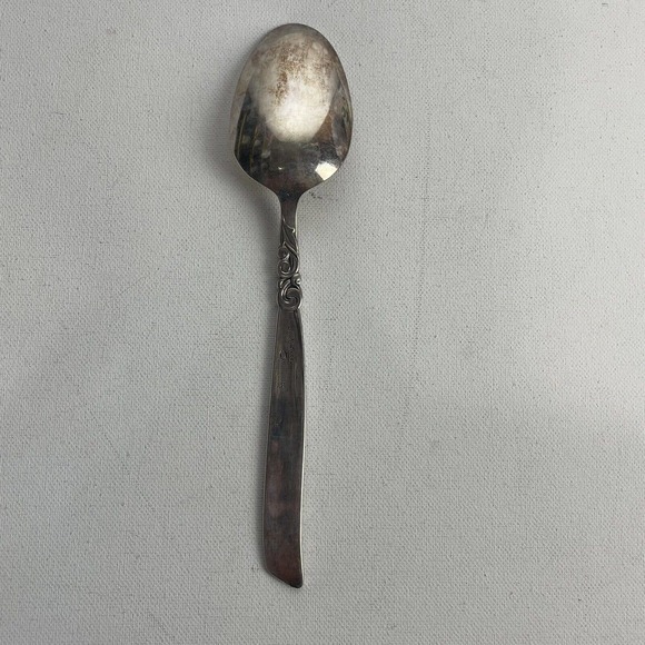 oneida community south seas serving spoon Vintage Silver Plate Retro - Picture 6 of 6